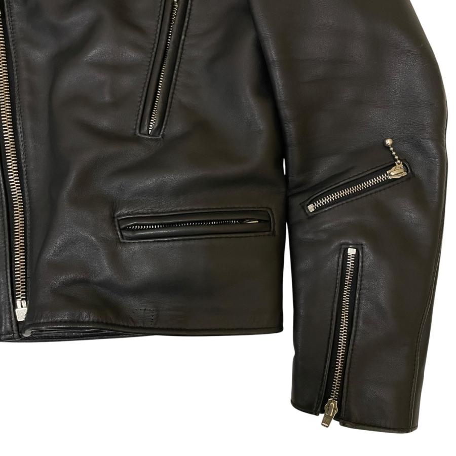 ルイスレザー　ライトニング　ダブルライダースジャケット ブラック36 中古・古着通販】Lewis Leathers (ルイスレザース) ライトニングレザー