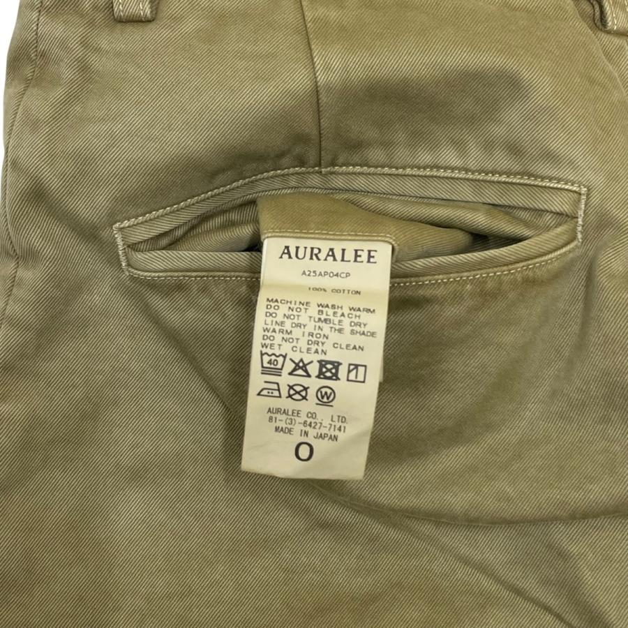 AURALEE（オーラリー） 【値下げ】AURALEE PRODUCT DYED FINX CHINO