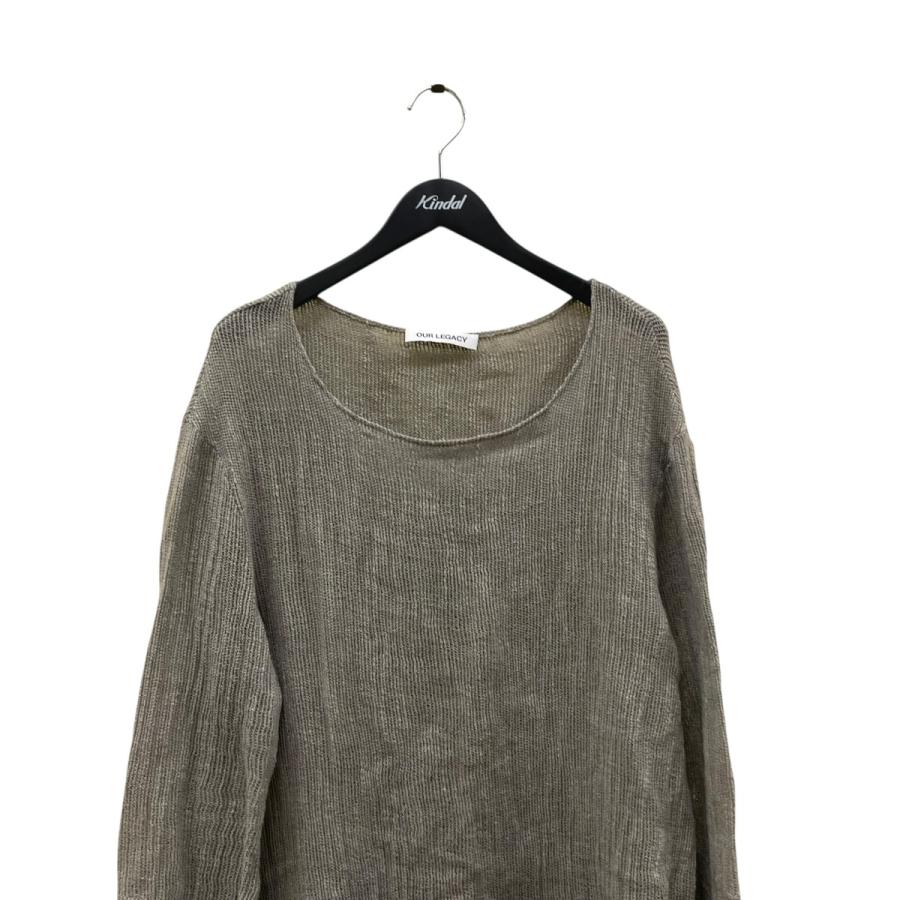 アワーレガシー OUR LEGACY TWO FACE DRESS 長袖ワンピース ロングシャツ W2246TR グレー サイズ：42_2