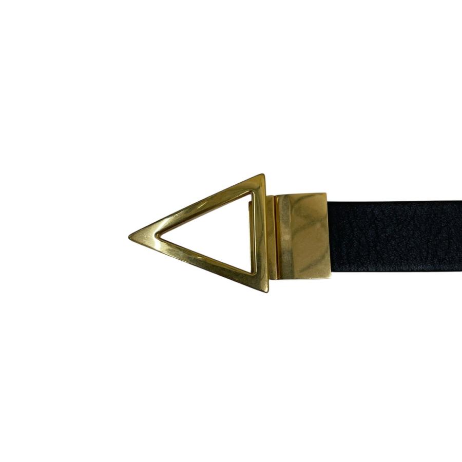 美品 BOTTEGA VENETA トライアングルベルト 最終価格 BOTTEGA VENETA（ボッテガ・ヴェネタ） トライアングルバックルナロー