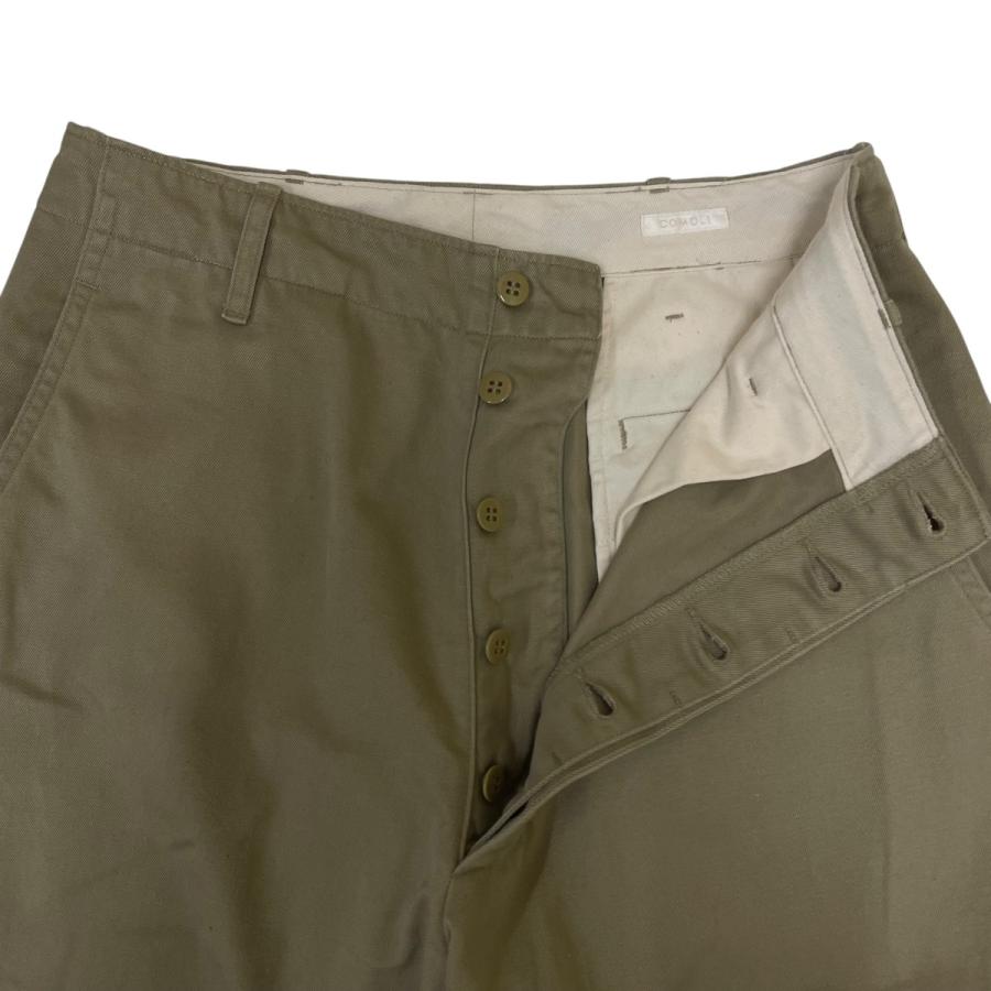 COMOLI（コモリ） 【値下げ】COMOLI KHAKI チノパンツ ストレート