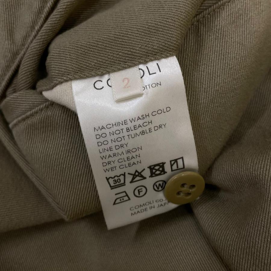 COMOLI（コモリ） 【値下げ】COMOLI KHAKI チノパンツ ストレート
