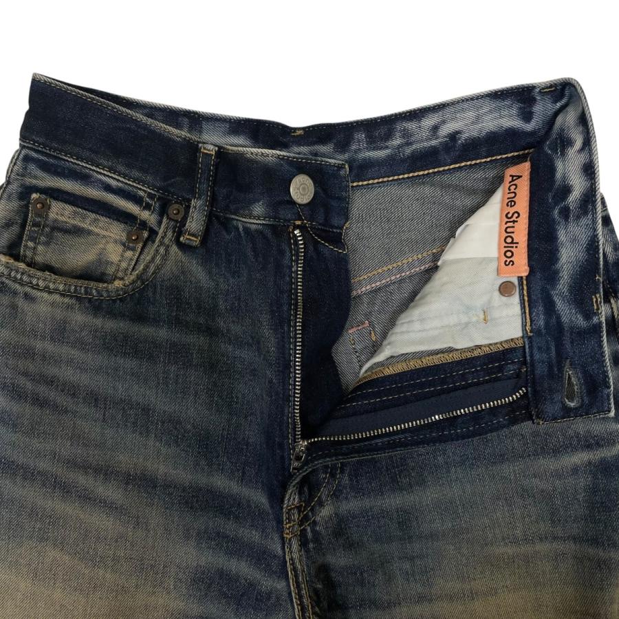 【値下げ】ACNE STUDIOS リラックスフィットジーンズ 2022F Rocka ダメージ加工 色褪せ加工 デニムパンツ パンツ A00543の画像