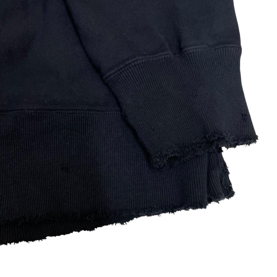 値下げ】ANCELLM DYED DAMEGE SWEAT SHIRT クルーネックスウェット ANC 