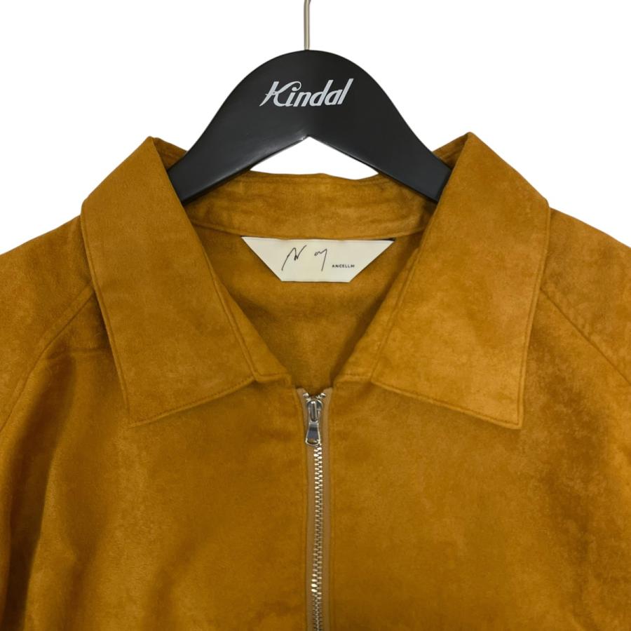 アンセルム ANCELLM VEGAN LEATHER SKIPPER LONG LS ZIP SHIRT ジップ