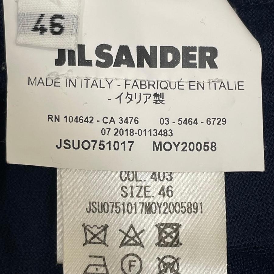JIL SANDER（ジルサンダー） 半袖ニット JSUO751017 ネイビー サイズ 