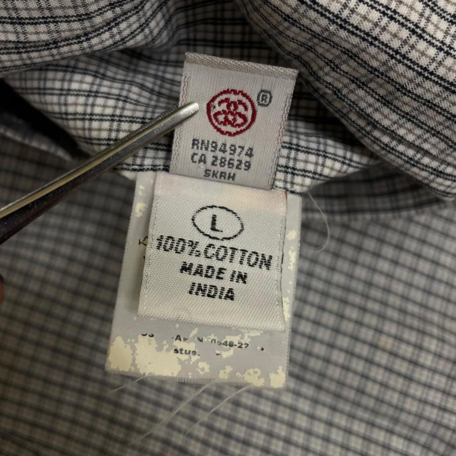 STUSSY（ステューシー） コットン ロゴ刺繍 チェック柄 リバーシブル 