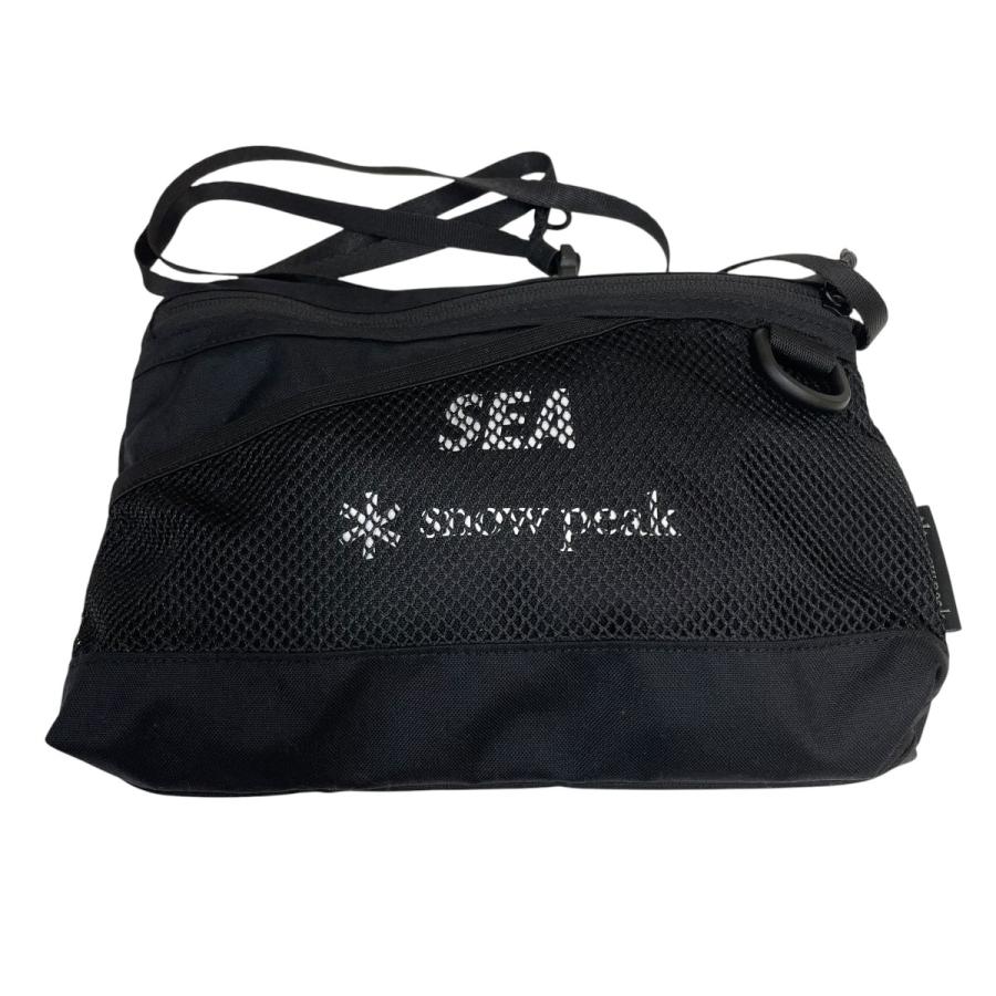 WIND AND SEA サコッシュ ブラック snow peak（スノーピーク） スノーピーク×ウィンダンシー snow peak