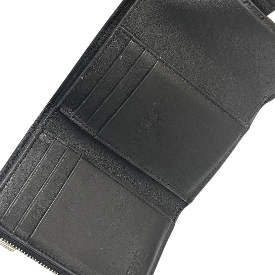 LOEWE（ロエベ） バーティカルウォレット 3つ折り財布 ブラック