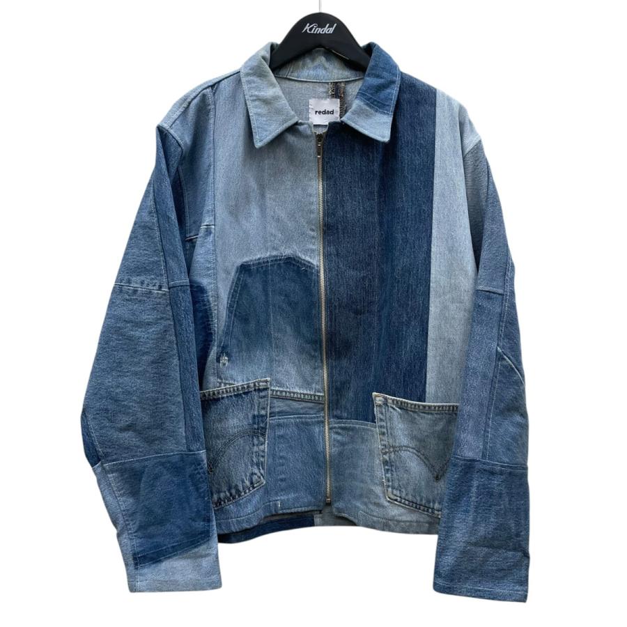 レダッド redad パッチワーク リメイク デニムジャケット インディゴ