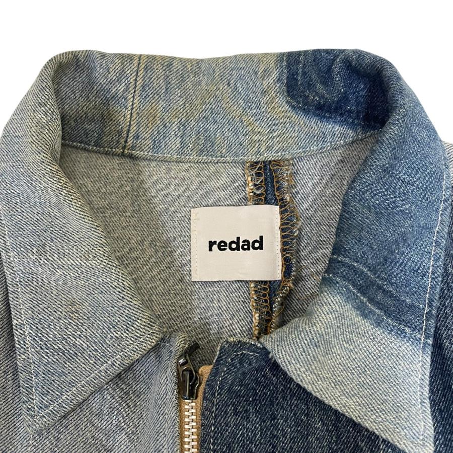 レダッド redad パッチワーク リメイク デニムジャケット インディゴ