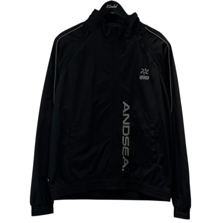新品 ウィンダンシー WIND AND SEA モックネック ウェア ブラック 新品 ウィンダンシー SEA モックネック ウェア M ブラック