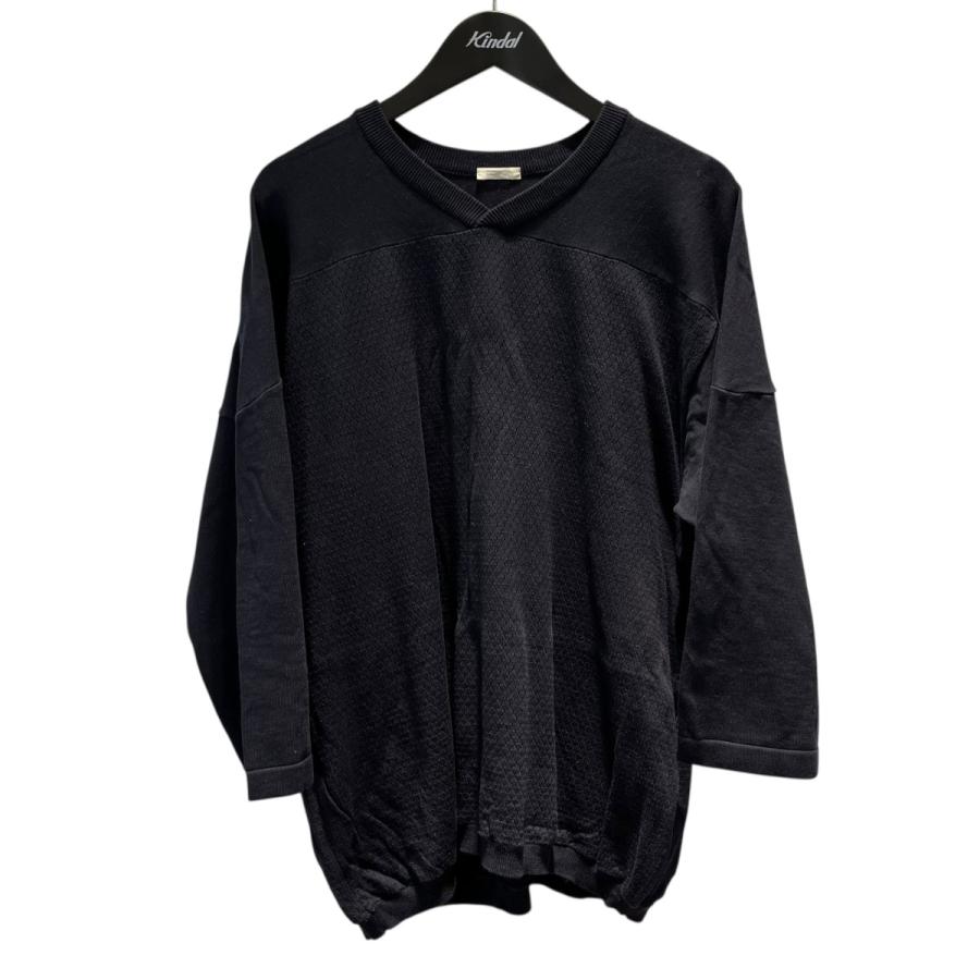 COMOLI（コモリ） COMOLI Vネックニット M01-06003 ブラック サイズ：1