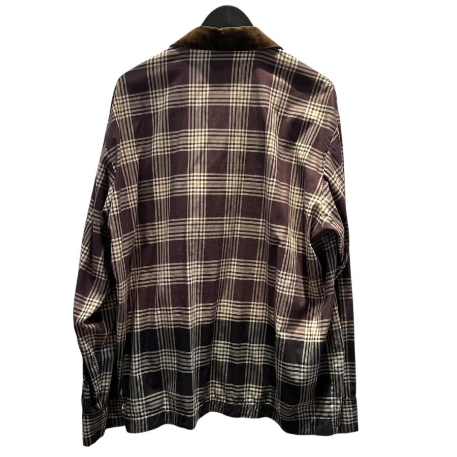 sacai サカイ グラデーションチェックシャツコート　フランネル 楽天市場】【中古】 sacai サカイ 20SS グラデーション チェックシャツ