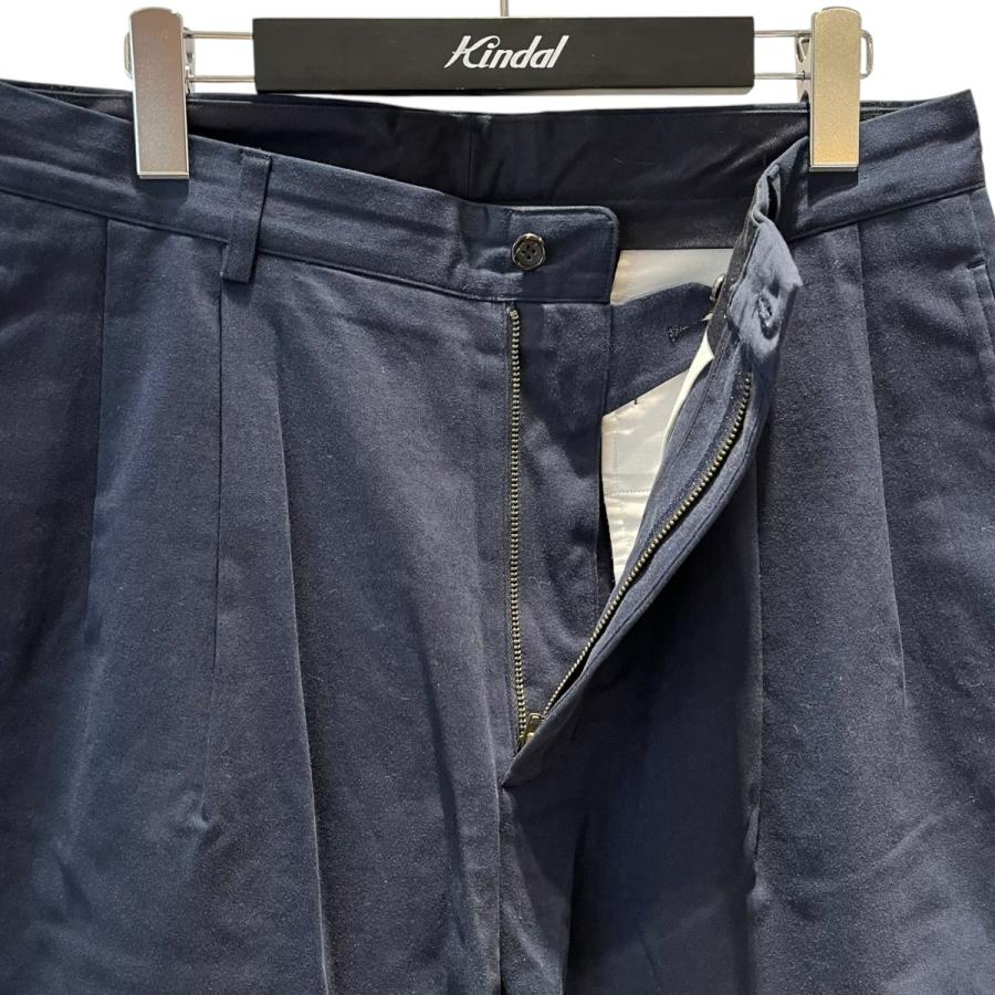 アプレッセ A．PRESSE Chino Trousers 無地 チノパンツ 22AAP-04-06H ネイビー サイズ：2の画像