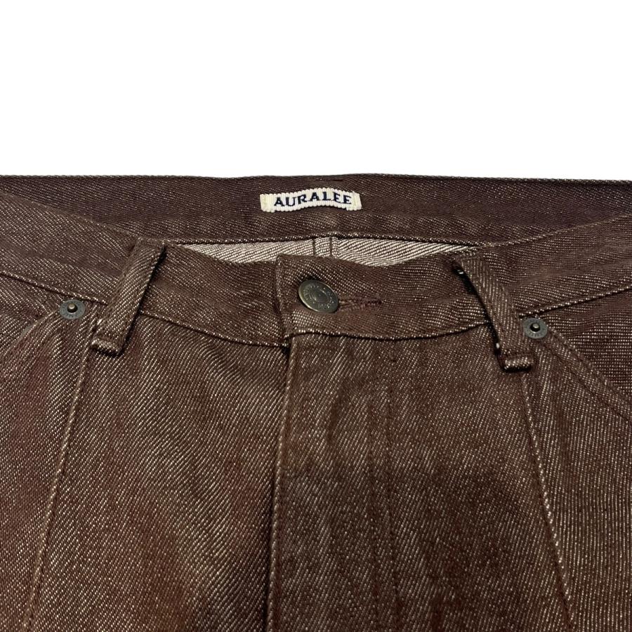 AURALEE（オーラリー） AURALEE 21AW HARDTWIST DENIM PINTUCK PANTS