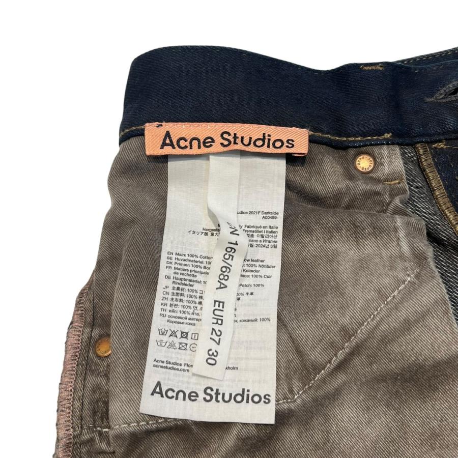 アクネストゥディオズ ACNE STUDIOS DARK SIDE デニムパンツ A00499 2021F インディゴ サイズ：27/30の画像