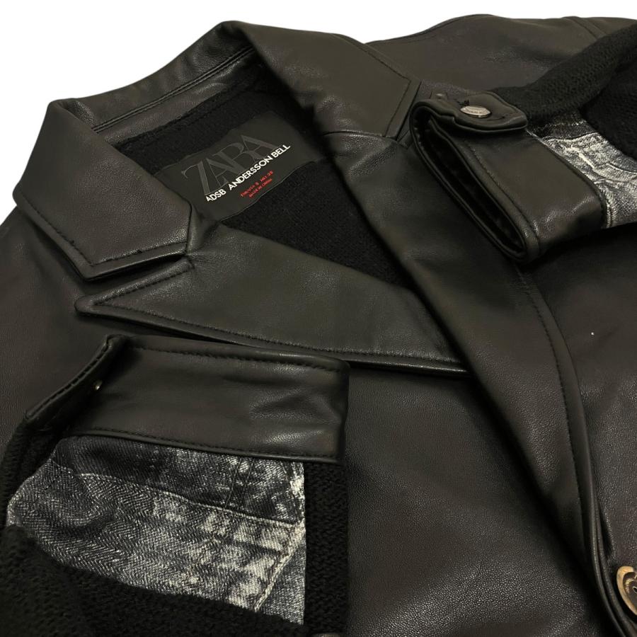 アンダーソンベル×ザラ ANDERSSON BELL×ZARA ニット切替レザーダブル