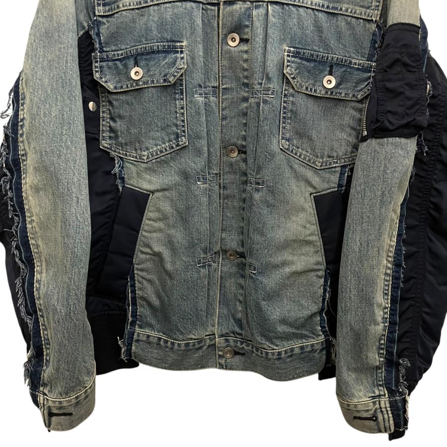 sacai（サカイ） 【DENIM MA-1 JACKET】 MA-1ドッキングデニム