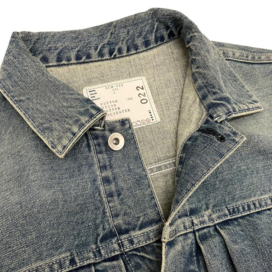 sacai（サカイ） 【DENIM MA-1 JACKET】 MA-1ドッキングデニム