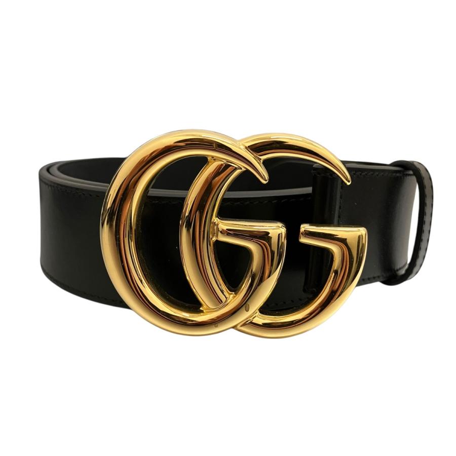 GUCCI（グッチ） GUCCI GGマーモントバックルベルト 406831 ブラック