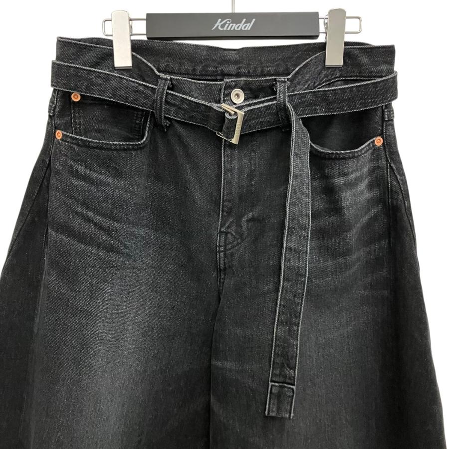 sacai（サカイ） sacai 26SS ベルテッドデニムパンツ 26-03930M