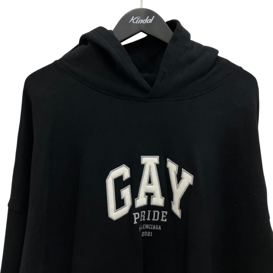バレンシアガ UNIFIT Pride 22 Hoodie パーカー 国旗 BALENCIAGA（バレンシアガ） 【Gay Pride Hooded Sweatshirt】 プル