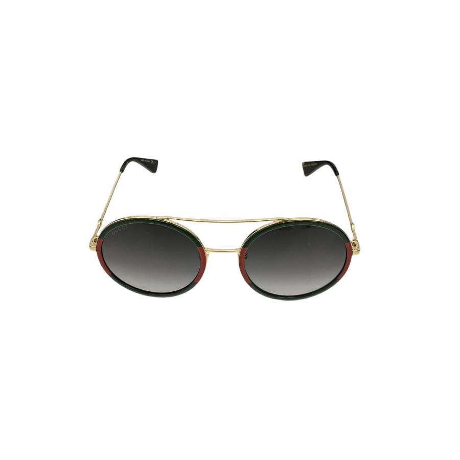 グッチ GUCCI サングラス GG0061S グリーン×レッド×ゴールド サイズ：56□22-140_1