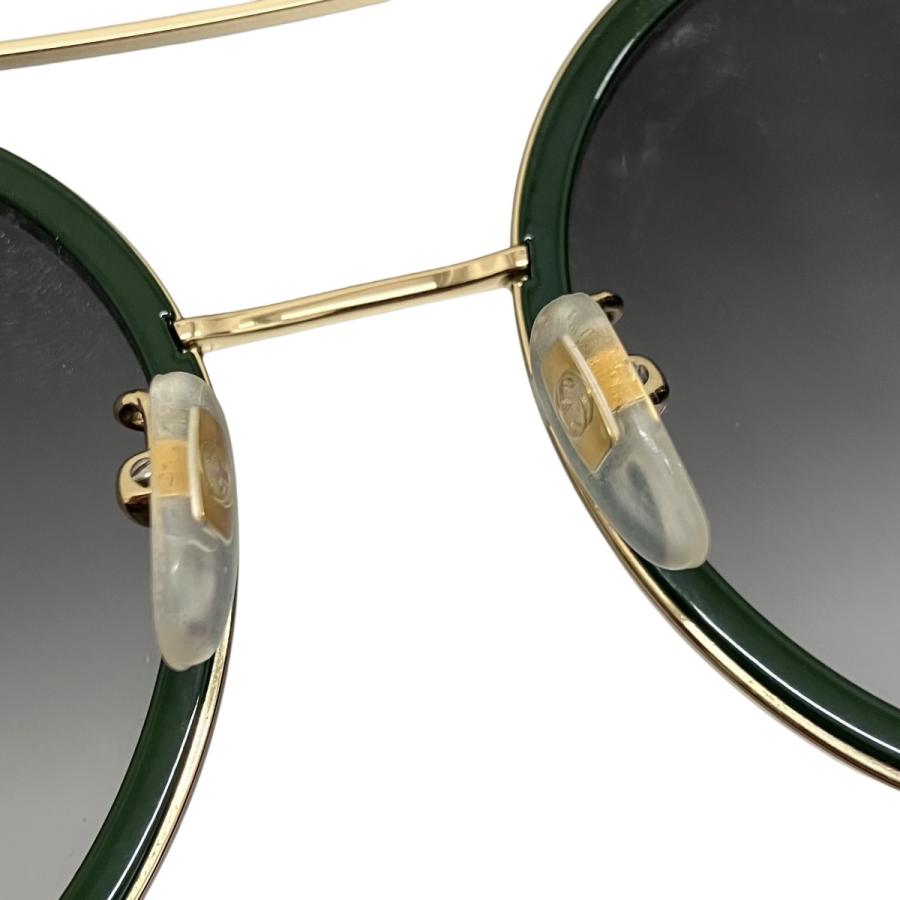 グッチ GUCCI サングラス GG0061S グリーン×レッド×ゴールド サイズ：56□22-140_7