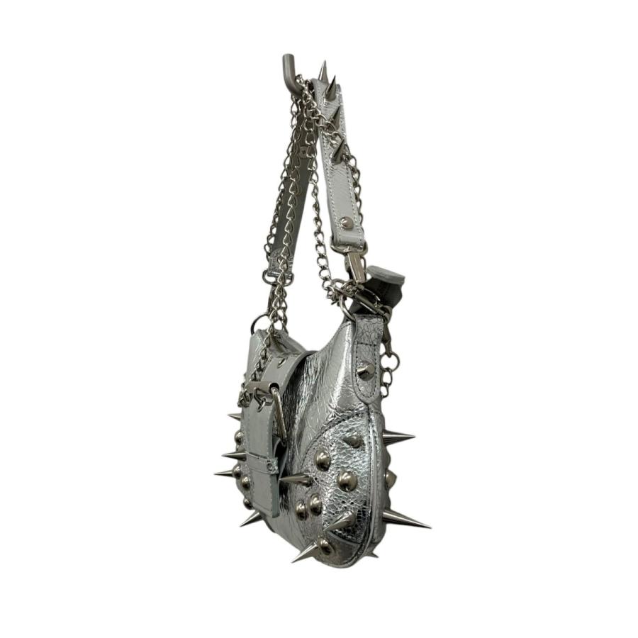 超美品COMME des GARCONSジュンヤ スタッズレザーショルダーBag 【公式