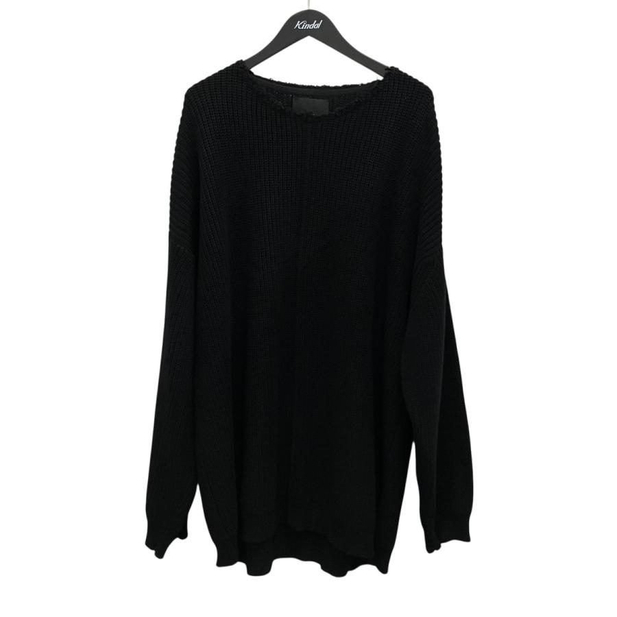 UNUSED（アンユーズド） 【5G CREW NECK KNIT】 ダメージ加工ニット 