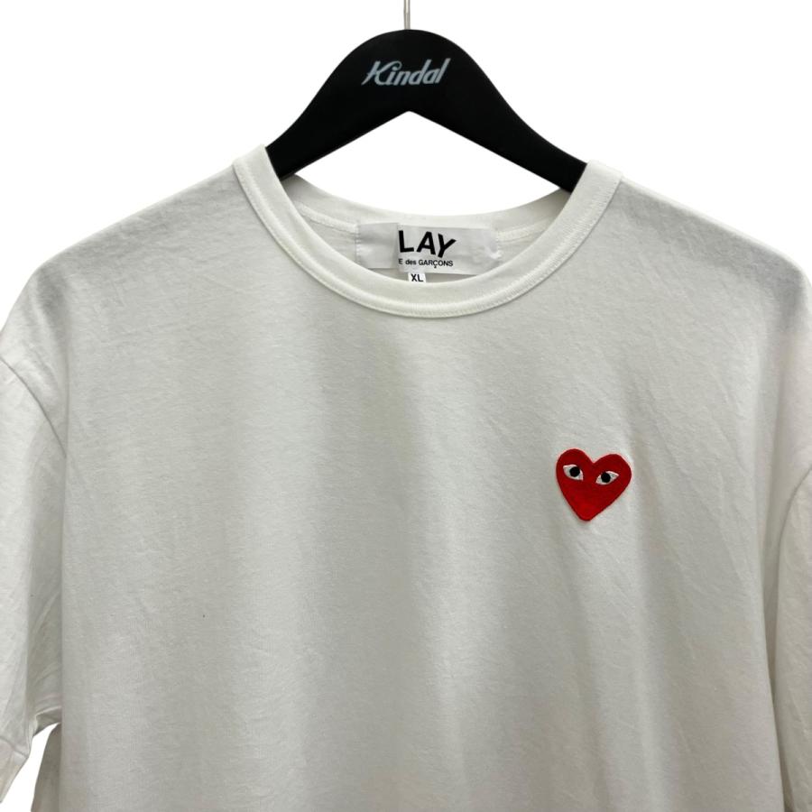 PLAY COMME des GARCONS プレイコムデギャルソン ハートワッペンT