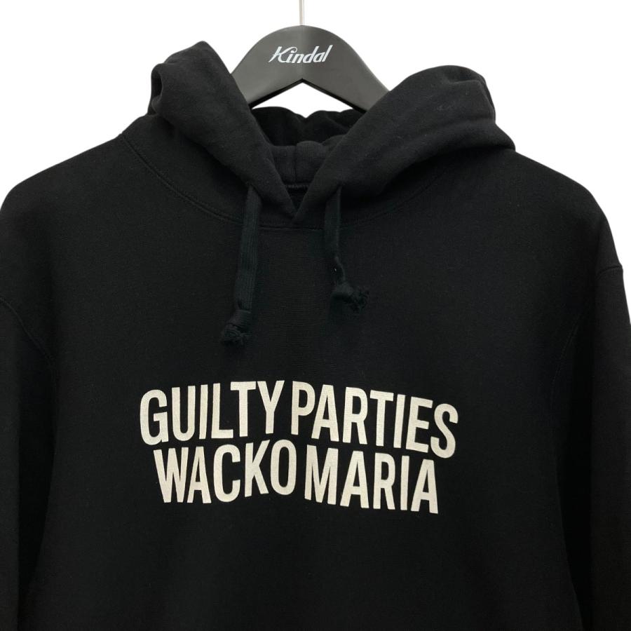 WACKO MARIA（ワコマリア） ロゴプルオーバーパーカー ブラック サイズ