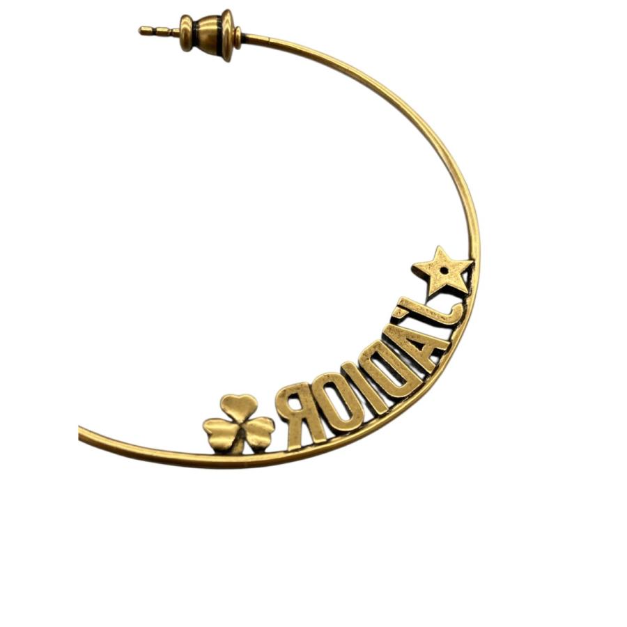 Dior J'ADIOR ジャディオール フープピアス スター ゴールド Dior J'ADIOR ジャディオール フープピアス スター ゴールド Christian