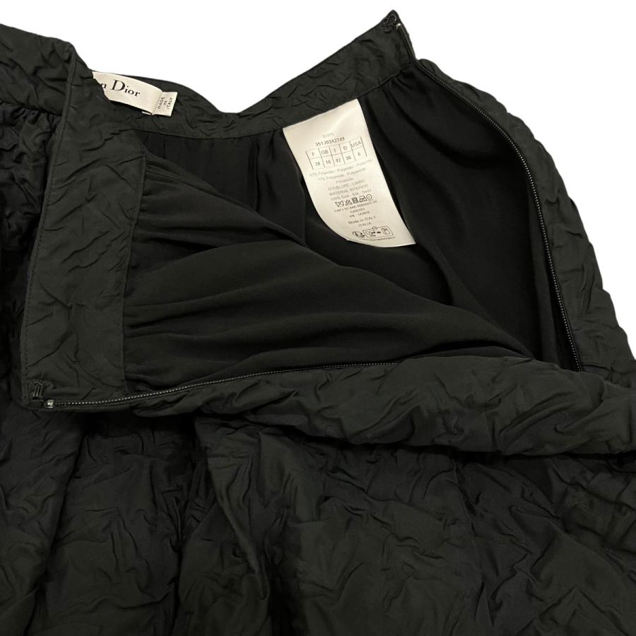 クリスチャンディオール Christian Dior スカート 351J03A2749 ブラック サイズ：38の画像