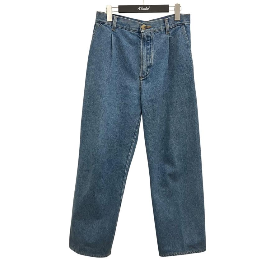 CRISTASEYA クリスタセヤ デニムパンツ　Sサイズ CristaSeya 【値下げ】Cristaseya 【DENIM PLEATED TROUSERS】 デニム