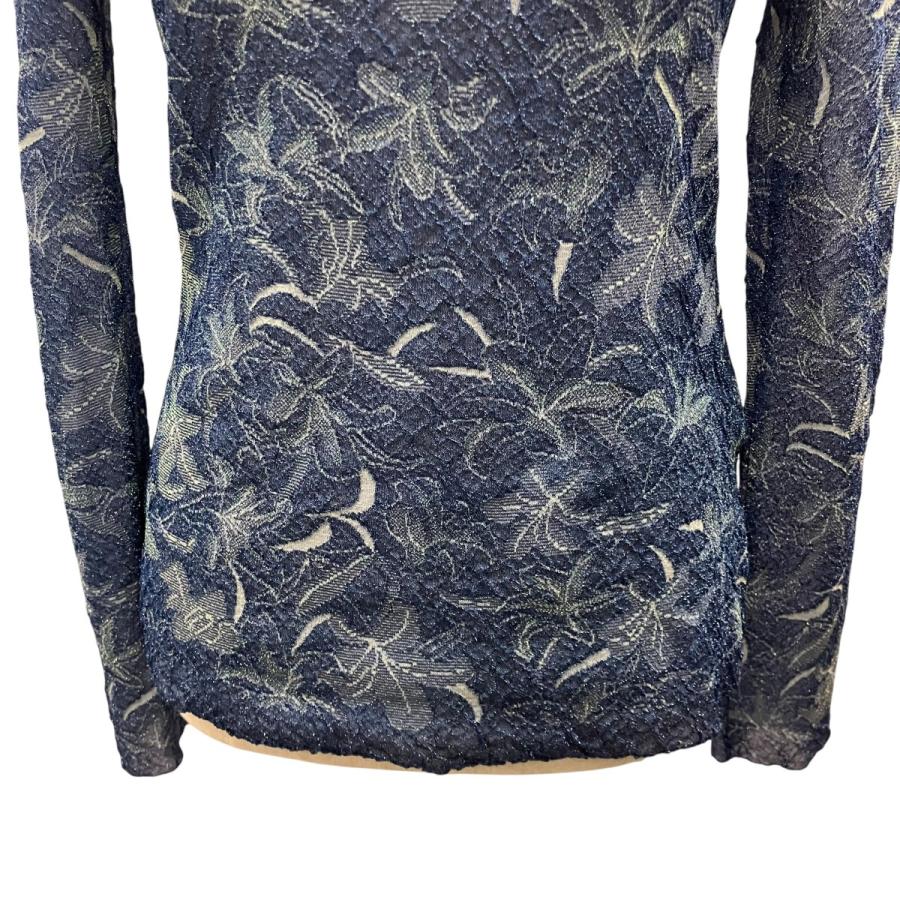マメクロゴウチ mame kurogouchi 26SS 【Floral Jacquard Sheer Knit