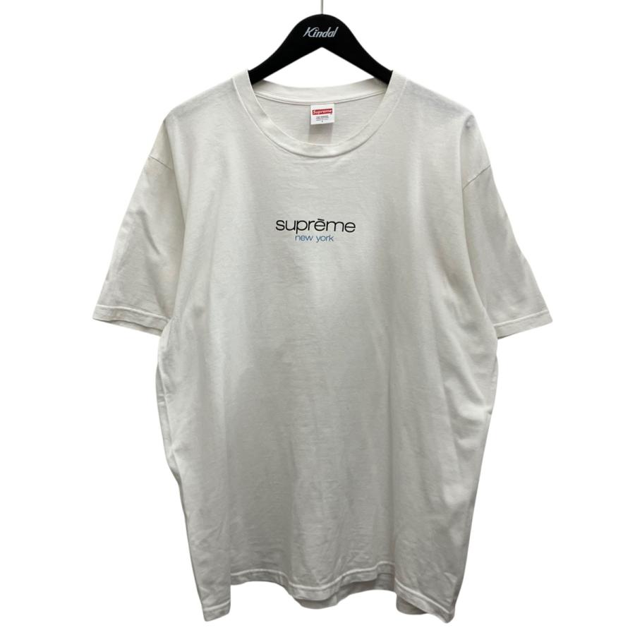 supreme ロゴTシャツ Mサイズ　ホワイト系 Supreme（シュプリーム） 【 Classic Logo Tee】 ロゴTシャツ ホワイト