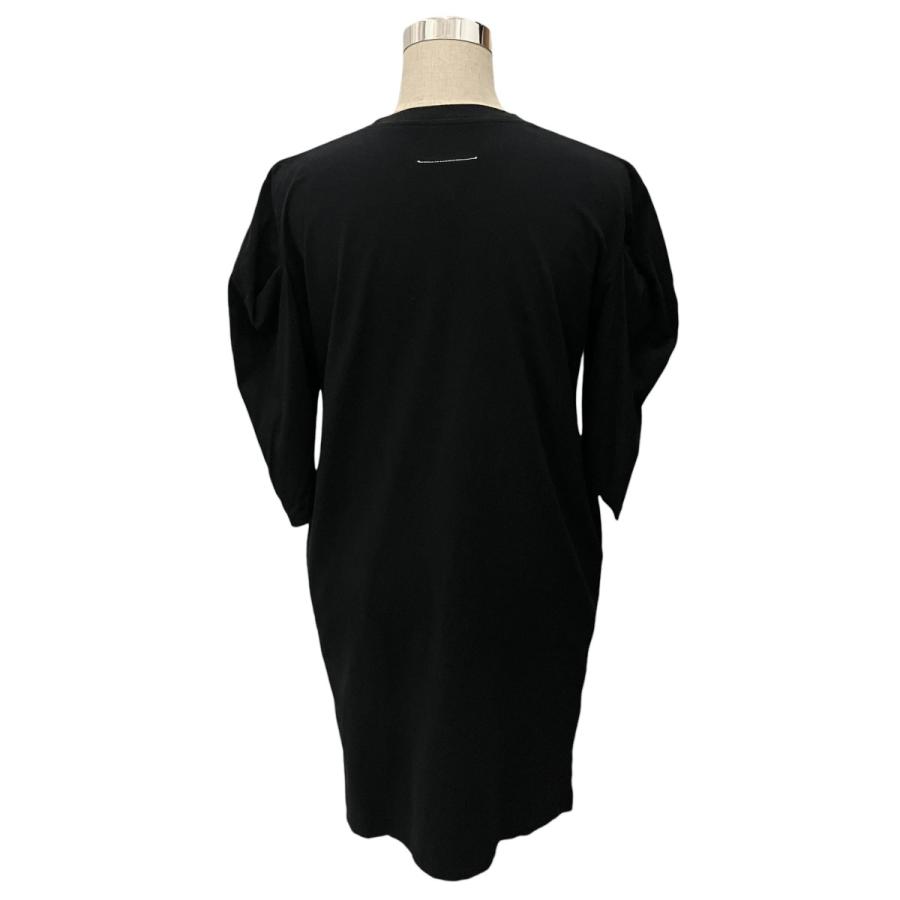 マルタンマルジェラ MM6 Maison Margiela カットソーワンピース S62CT0095 ブラック サイズ：XS_1