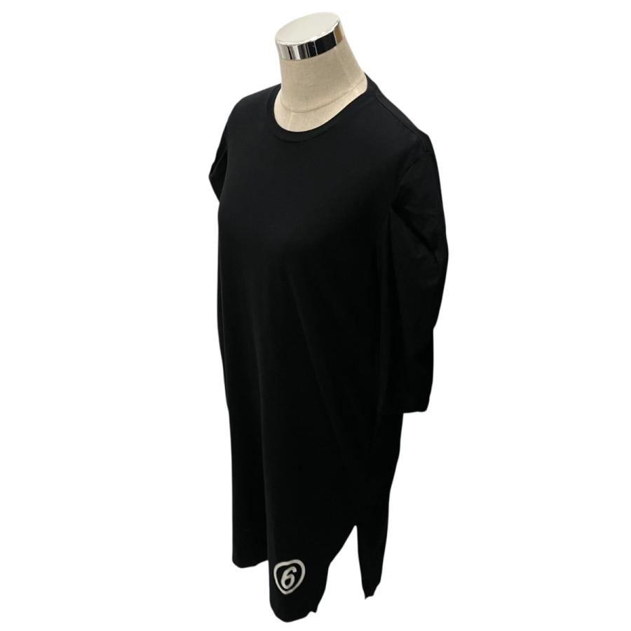 マルタンマルジェラ MM6 Maison Margiela カットソーワンピース S62CT0095 ブラック サイズ：XS_2
