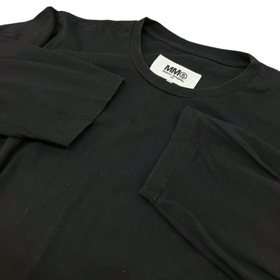 マルタンマルジェラ MM6 Maison Margiela カットソーワンピース S62CT0095 ブラック サイズ：XS_5