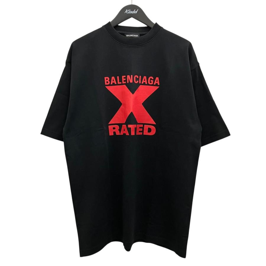 BALENCIAGA（バレンシアガ） プリントTシャツ 620969 TIVA7 ブラック 
