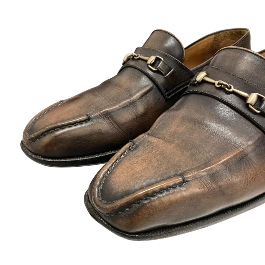 Berluti ダークブラウン ローファー　革靴 Berluti（ベルルッティ） ビットローファー ブラウン サイズ：8