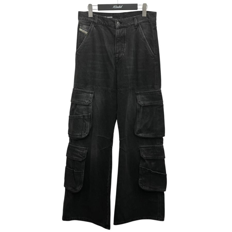 DIESEL D-SIRE CARGO w25 デニム カーゴ DIESEL（ディーゼル） 【D-SIRE-CARGO-S】 カーゴデニムパンツ グレー