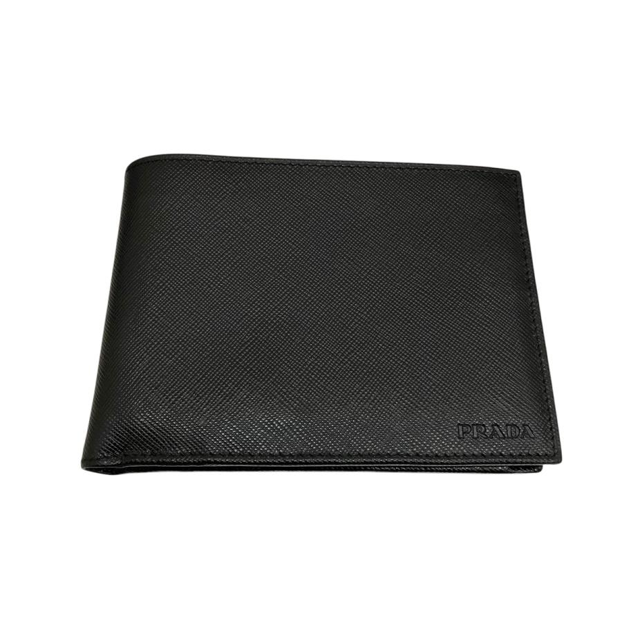 PRADA（プラダ） サフィアーノ2つ折り財布 2M0002 ブラック