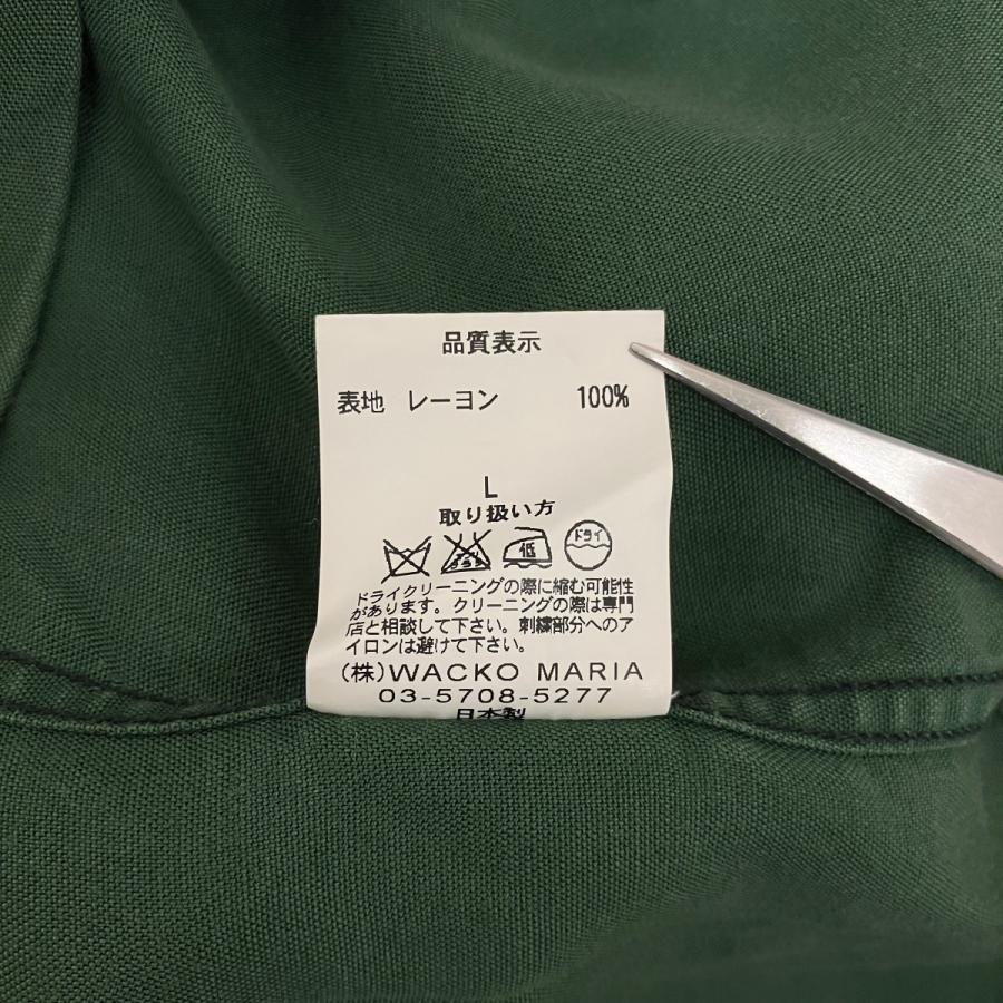 WACKO MARIA（ワコマリア） オープンカラー半袖シャツ グリーン サイズ