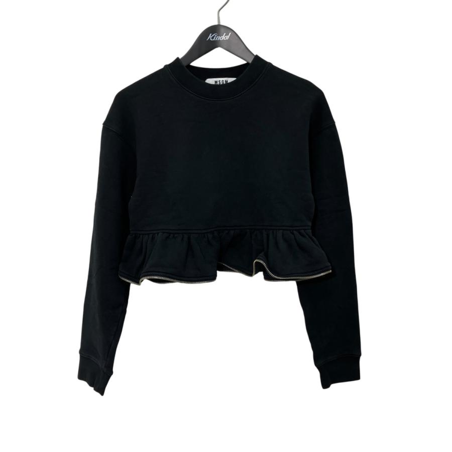 MSGM（エムエスジーエム） ジップデザインプルオーバースウェット 