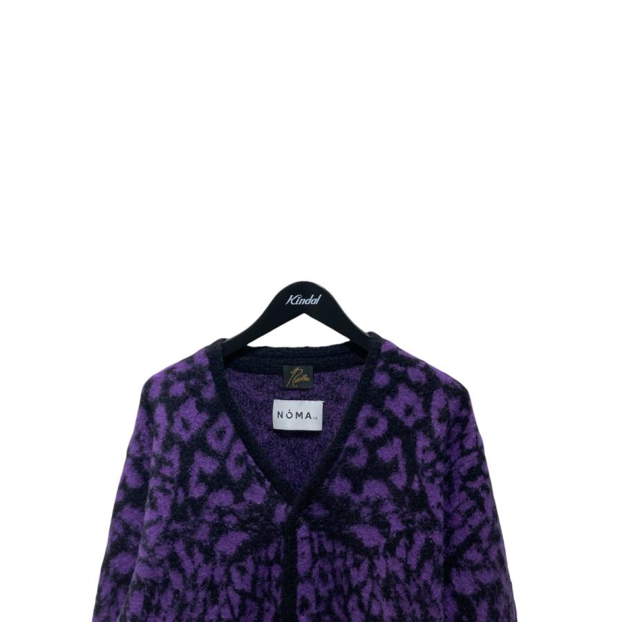 値下げ】Needles×NOMA t．d． Mohair knit cardigan 総柄ニット