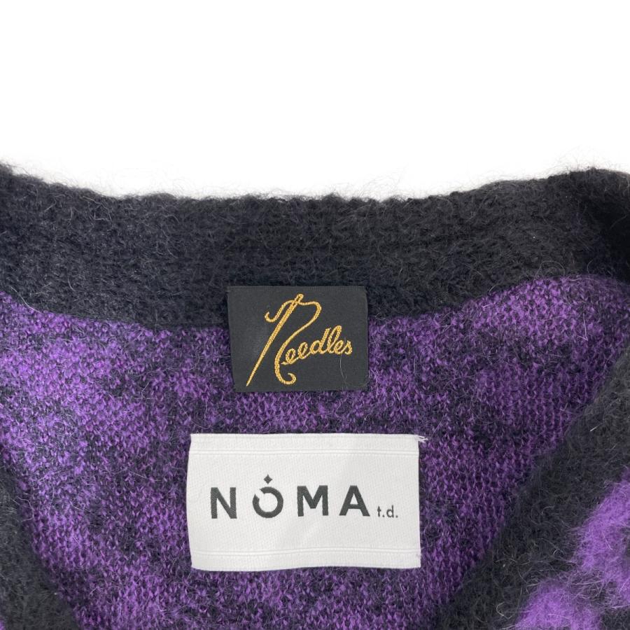 値下げ】Needles×NOMA t．d． Mohair knit cardigan 総柄ニット
