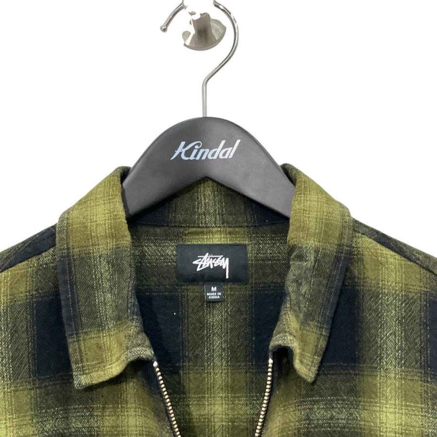STUSSY（ステューシー） 【値下げ】stussy Zip Up Shadow Plaid shirt